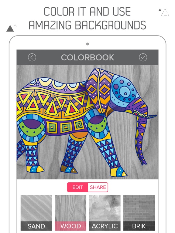 Coloring Book, Recolor Mandala iPad screenshot 4 - Entertainment app