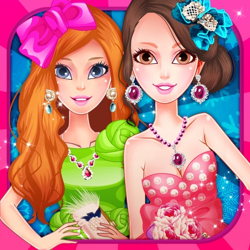 Beautiful bride dressup Icon