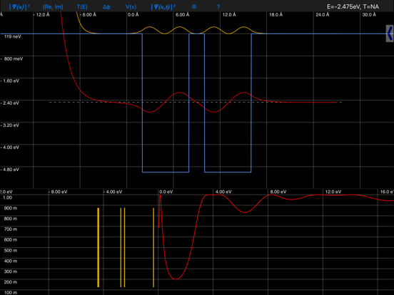 Screenshot #5 pour 1D Quantum Mechanics