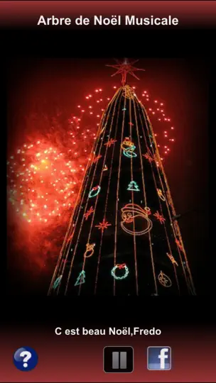 Capture d'écran de Chants Et Musique De Noël sur iPhone 4