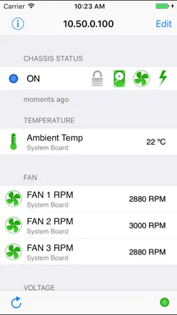 IPMI light screenshot 1