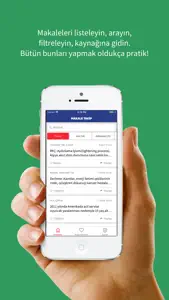 Makale Takip screenshot #3 for iPhone