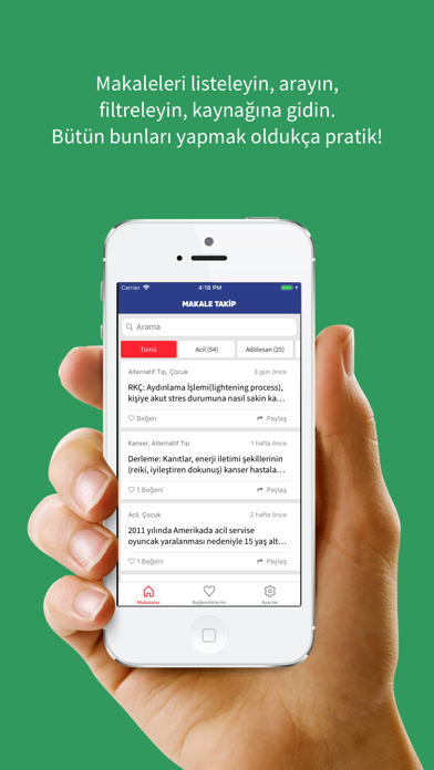 Makale Takip screenshot 3