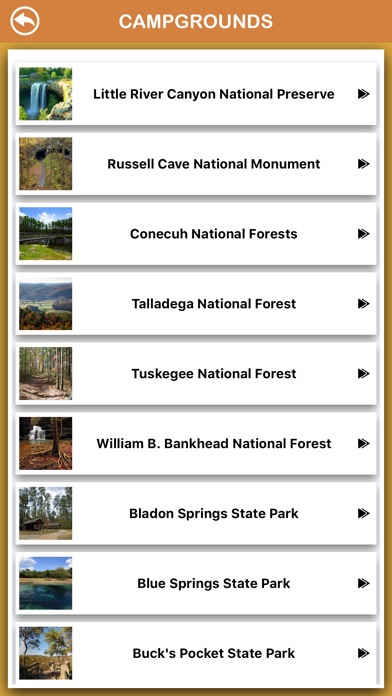 Alabama Parks National & State screenshot 3
