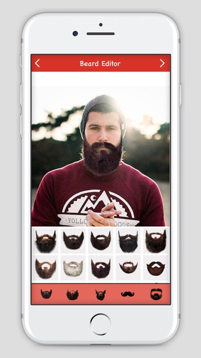 Beard Salon : Beard & Mustache Editor screenshot 2