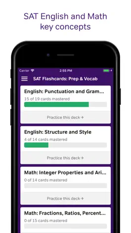 Game screenshot SAT Flashcards: Prep & Vocab mod apk