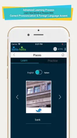 Game screenshot Learn Italian Vocabulary (HH) hack