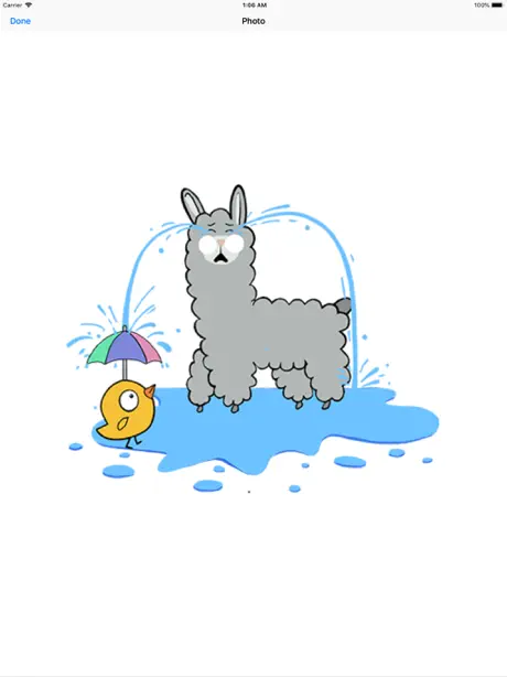 可愛的駱駝貼紙