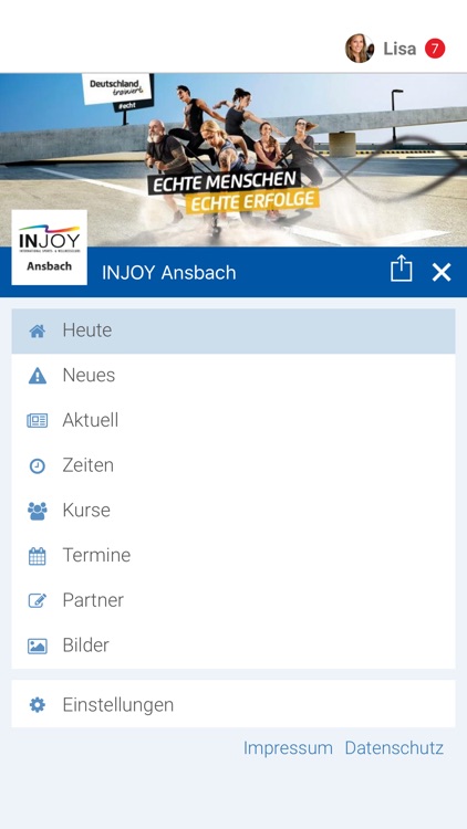 INJOY Ansbach App