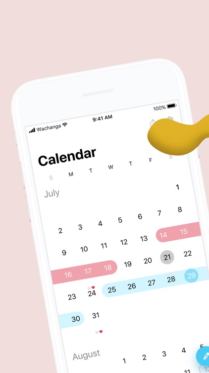 Clover Period Tracker Calendar