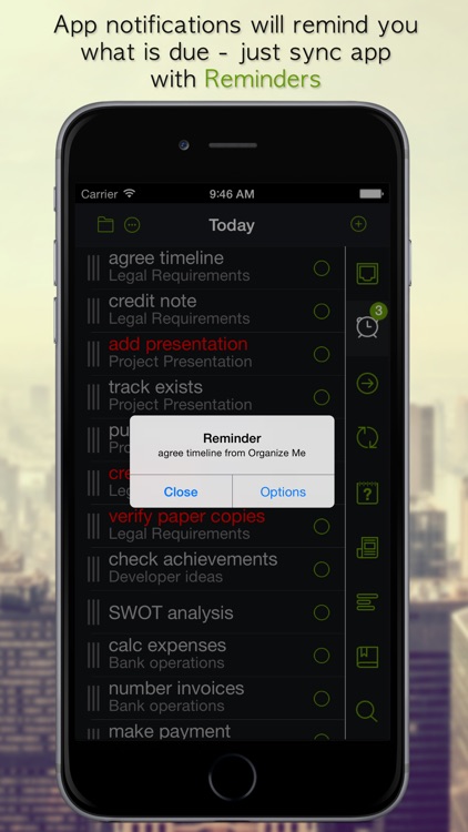 GTD Manager for iPhone screenshot-3