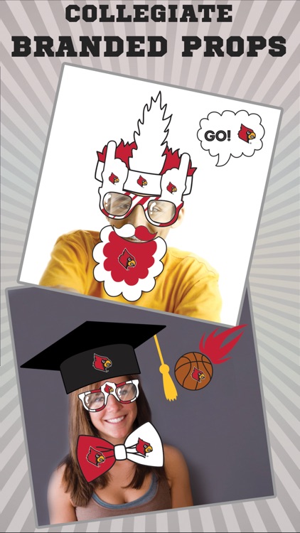 Louisville Cardinals PLUS Selfie Stickers