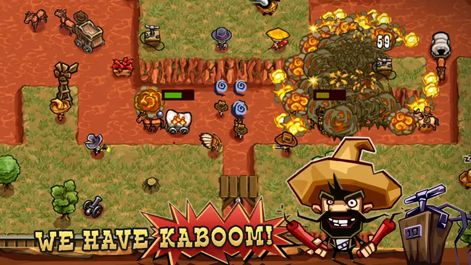 Capture d'écran de Guns'n'Glory sur iPhone 5