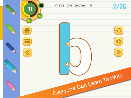 Screenshot #4 pour English Tracing Book : Letters