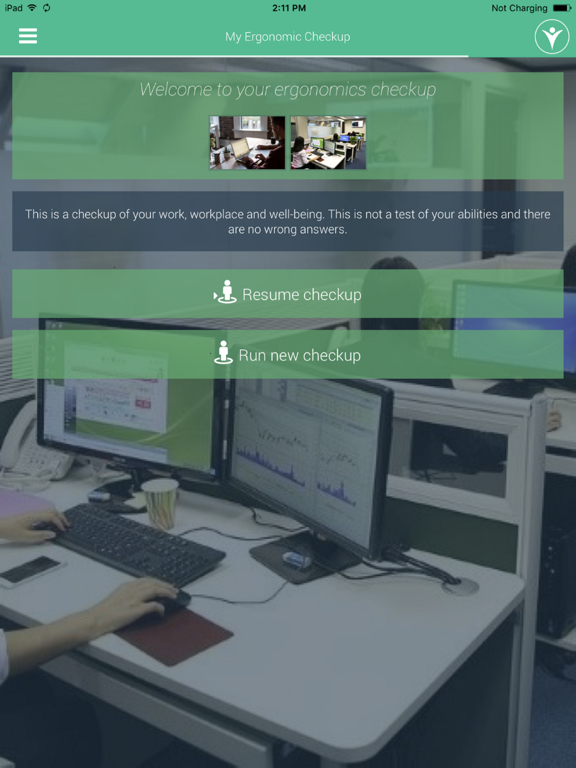 Screenshot #4 pour My Ergonomic Checkup