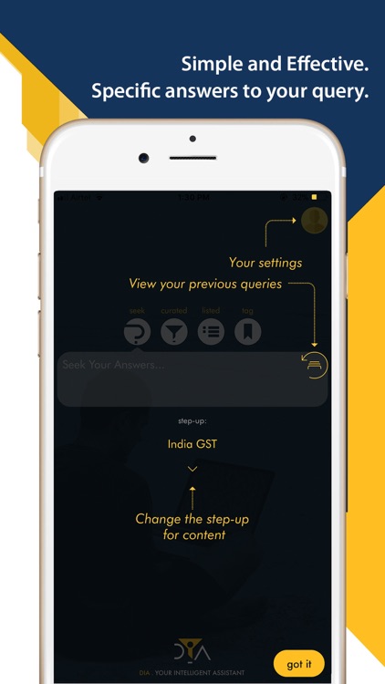 DIA for GST and Business laws