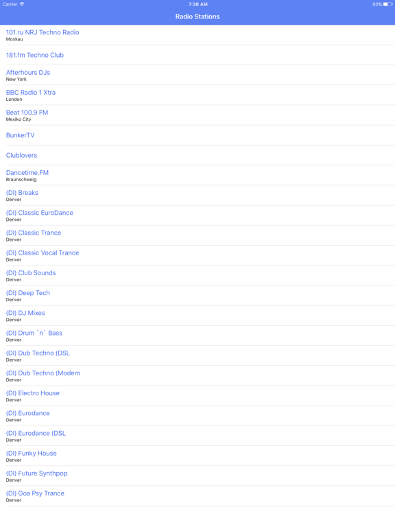 Screenshot #4 pour Radio Channel Techno FM Online Streaming