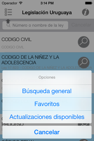 Legislación Uruguaya screenshot 2