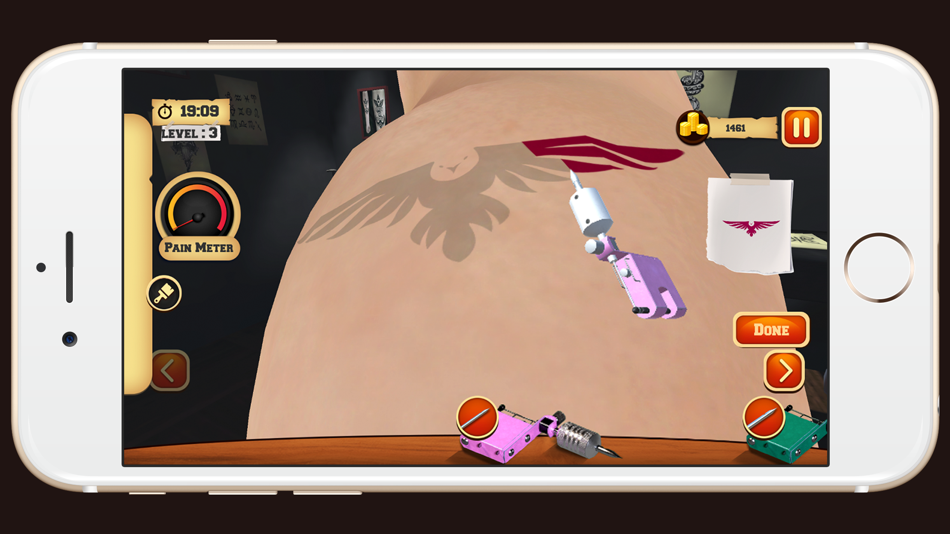 #6. Tattoo Studio Simulator 3D (iOS) 由: Stefano Frassi