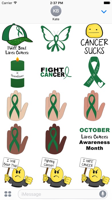 Liver Cancer Stickers screenshot 2