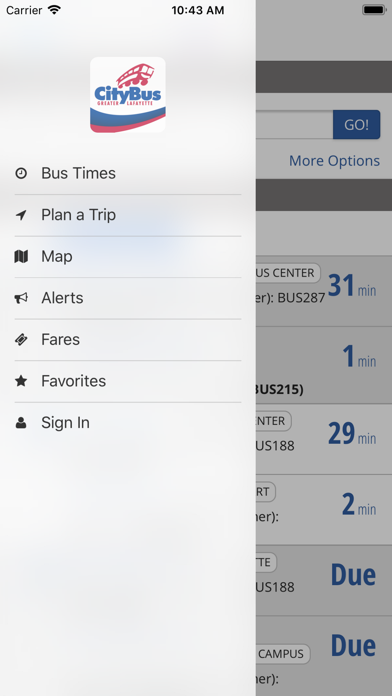 MyCityBus screenshot 2