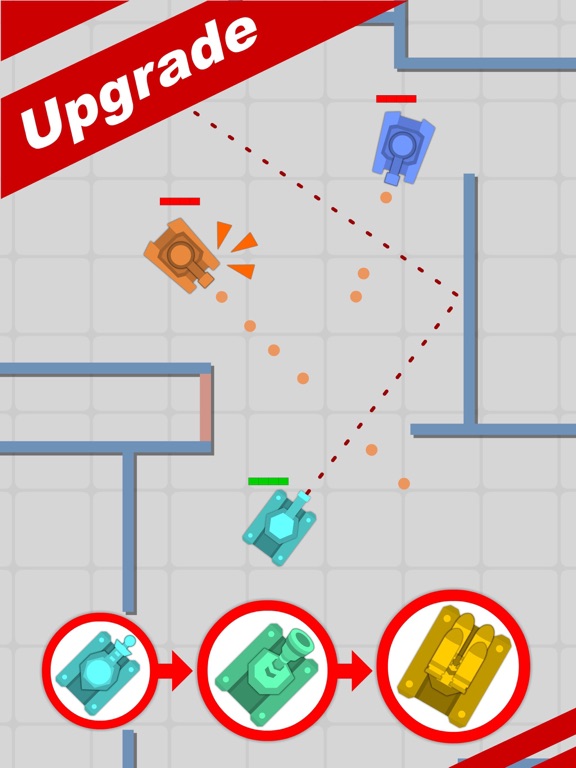 Screenshot #4 pour Pocket Hero 2-Tanks Battle