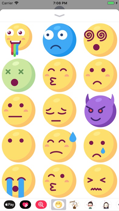 Big Emoji: 50 Big Stickers screenshot 2