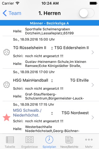 mJSG Schwalbach/Niederhöchstadt screenshot 2