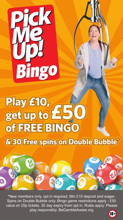 Pick Me Up Bingo