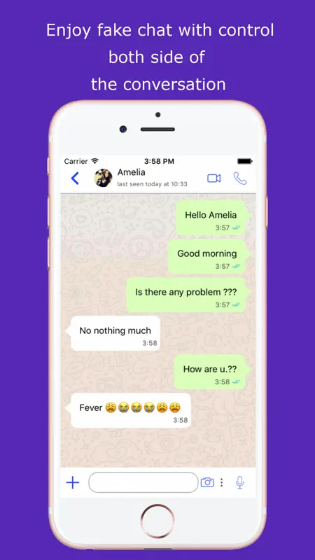 Fake Funny Whats Chat screenshot 3 of 5