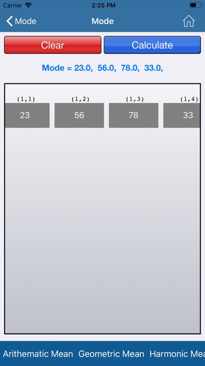 Statistical Calculator