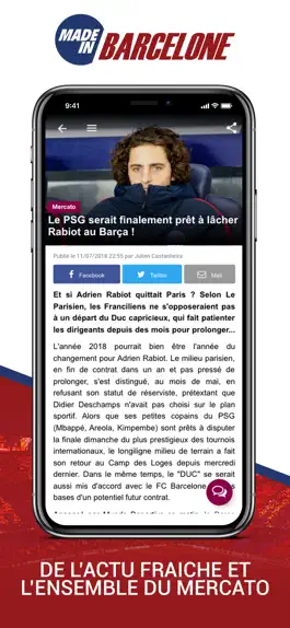 Game screenshot Foot Barcelone apk