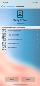 Voter Info screenshot #3 for iPhone