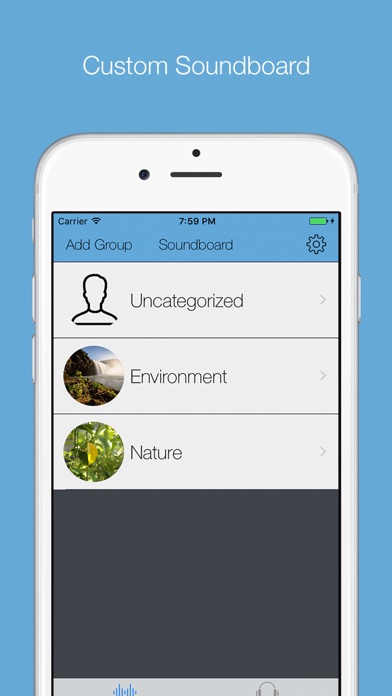 Screenshot #1 pour Custom Soundboard Creator