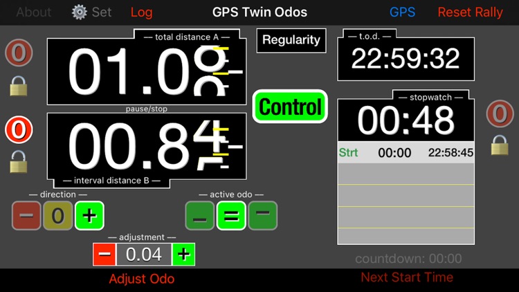 GPS Twin Odometers