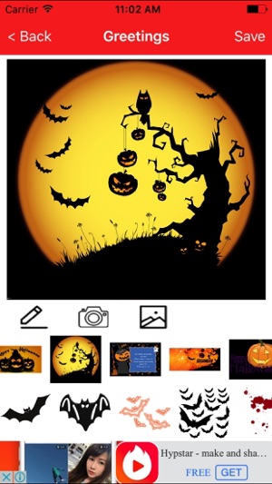 Halloween Greetings Card Maker(圖1)-速報App