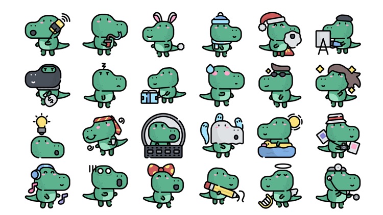 Dino Stickers.