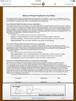 Exscribe Mobile EHR iPad image 3