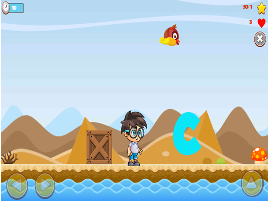 A B C Runner English iPad screenshot