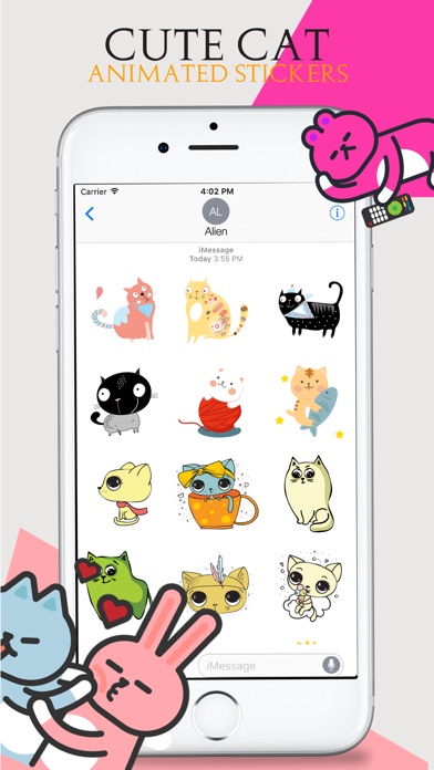 Animated Cats Moji screenshot 3