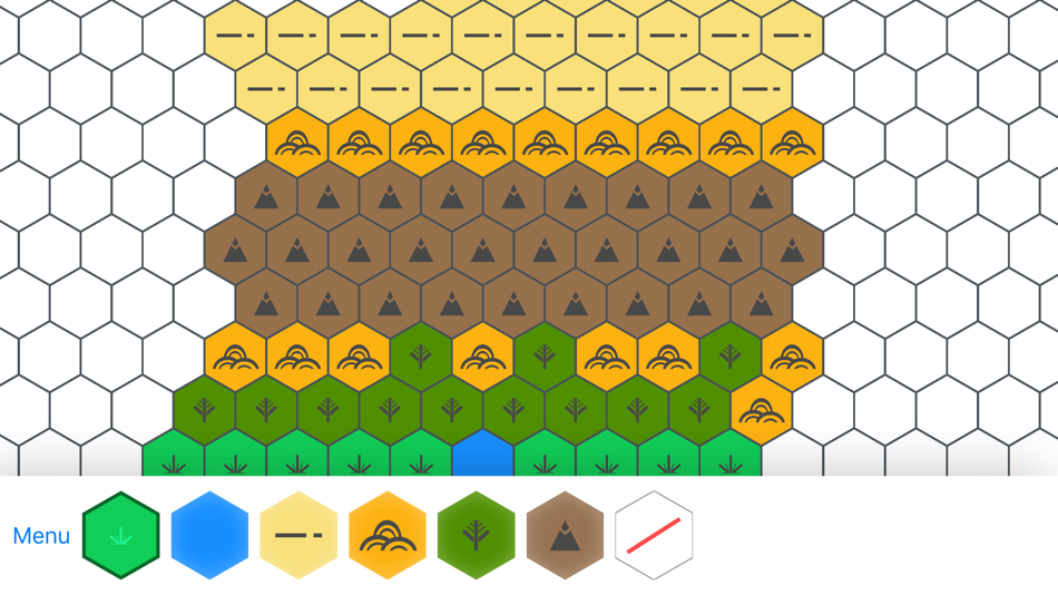 #4. Hex Map Maker (iOS) 由: Michael Friedman