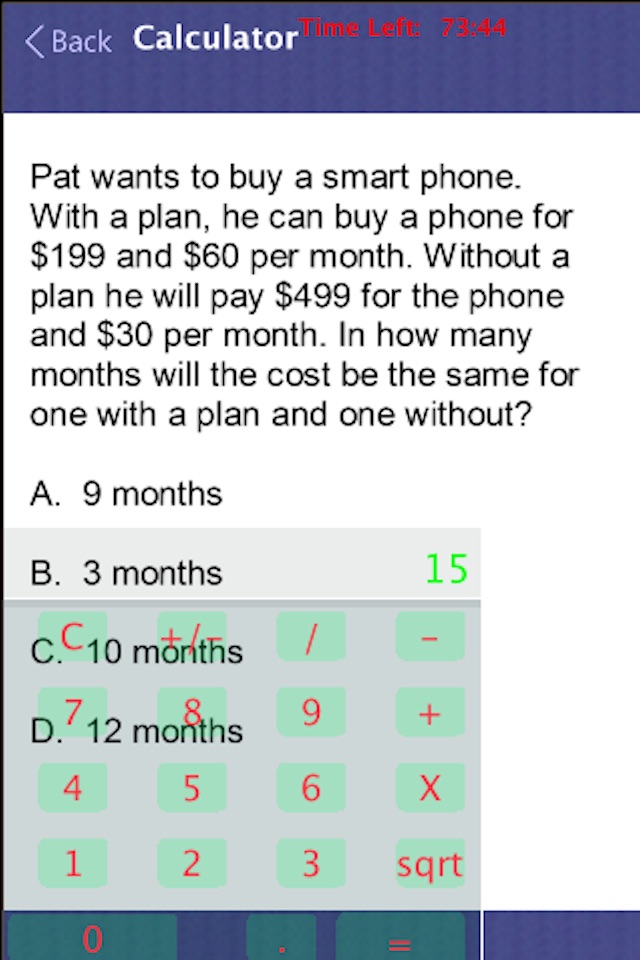 Keystone Alg I Practice Tests screenshot 3