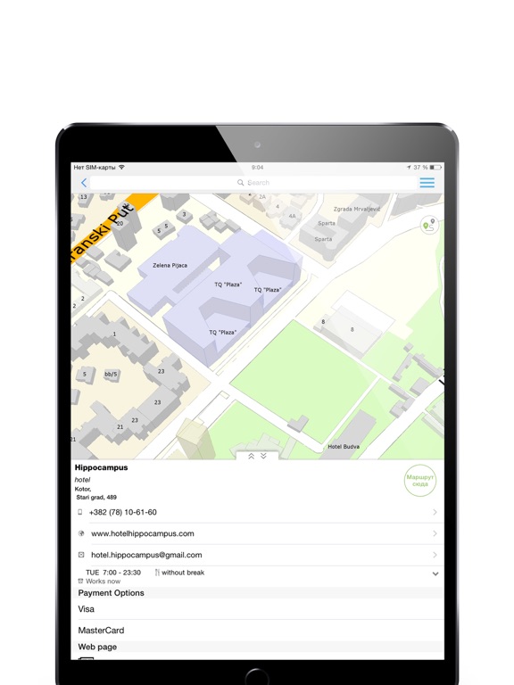 GIS 4geo map iPad screenshot 4 - Navigation app