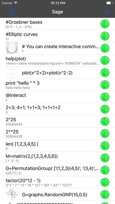 Screenshot #1 pour Sage Math