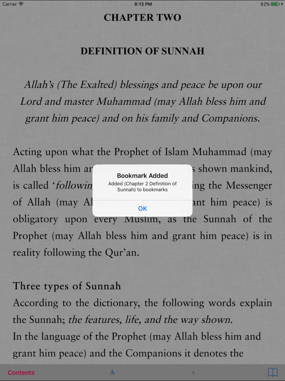 Sunnah iPad screenshot 4 - Book app