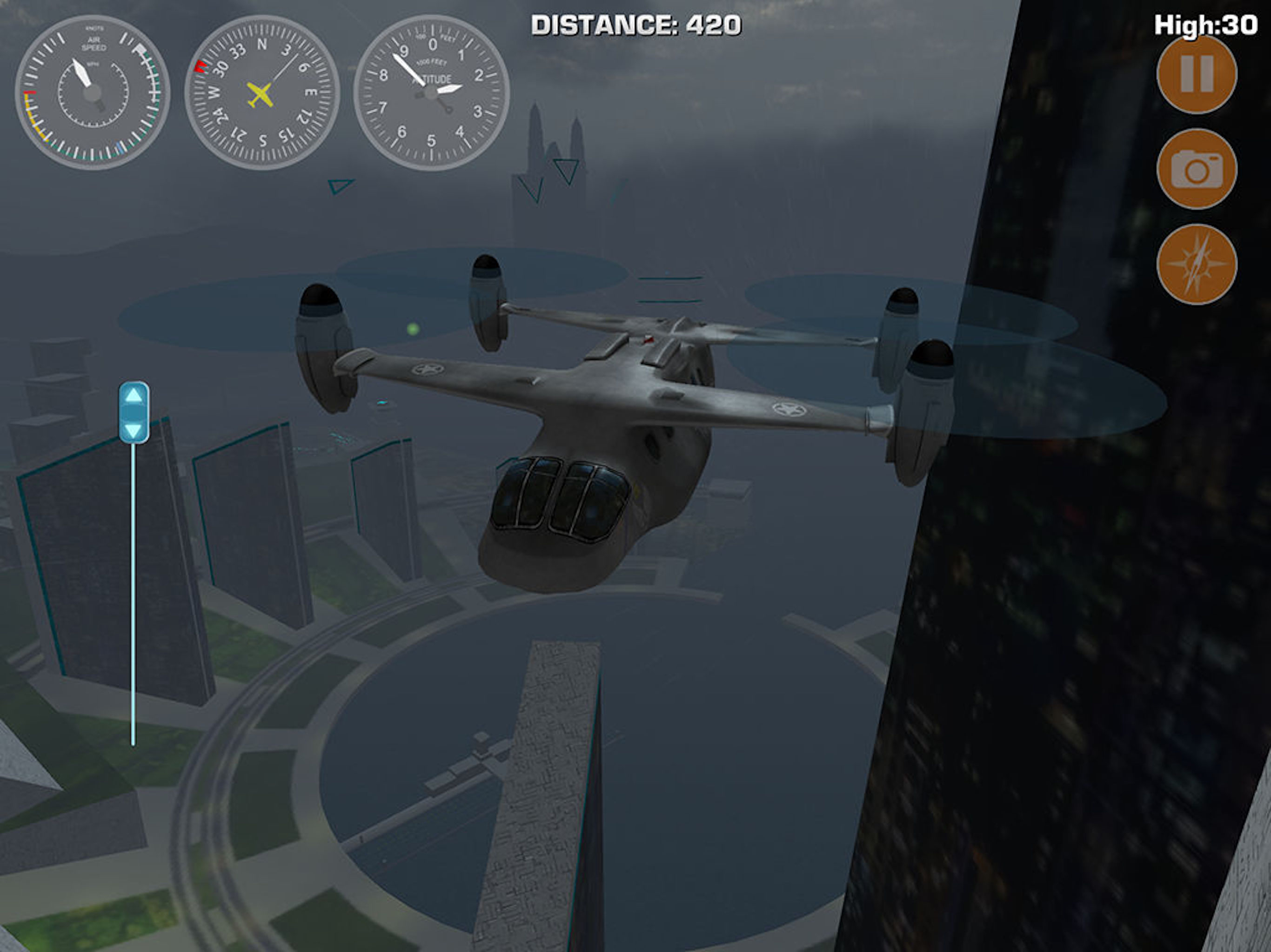 Airplane Fly Megatropolis