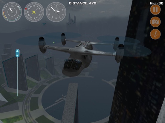 Airplane Fly Megatropolis iPad screenshot