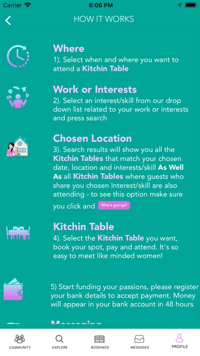 KitchinTable cowork network screenshot 2