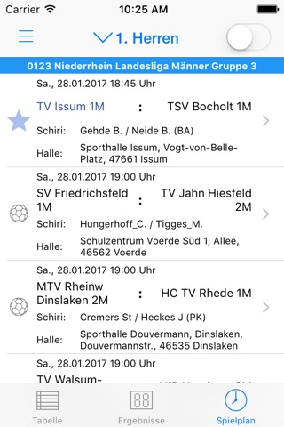 TV Issum Handball screenshot 2