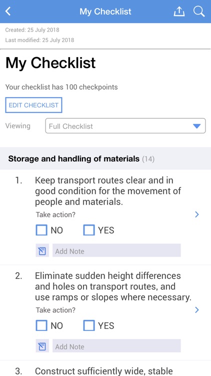 Agriculture Checkpoints